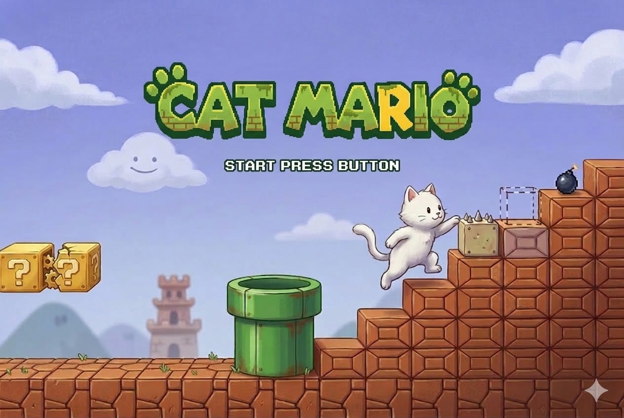  Latest game 1 is Cat Mario